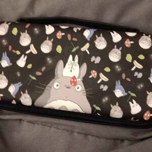 Totoro Themed Black Gaming Console Case